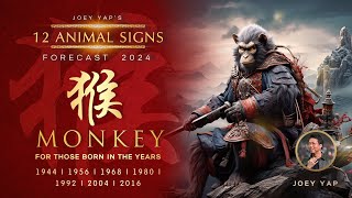 2024 Animal Signs Forecast Monkey Joey Yap [upl. by Okajima]