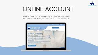 Wachtwoord aanmaken voor online account  bestaande klant  Huidtherapeut NL [upl. by Rustice685]