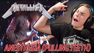 METALLICA  Anesthesia Pulling Teeth  Live in Chicago 1983 REACTION [upl. by Ydennek]