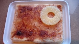 Postres fáciles rápidos caseros y económicos Bizcocho de piña [upl. by Caffrey173]