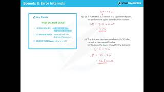 Bounds amp Error Intervals How to Apply Bounds  GCSE amp IGCSE Maths [upl. by Lewiss508]