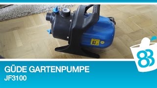 Güde Gartenpumpe JG 3100 Wasserbett Pumpe [upl. by Halden]