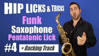 Hip Licks and Tricks 4  Funk Pentatonic Lick  🎷 Saxophone Lesson 🎷 by Paul Haywood [upl. by Adnilab653]