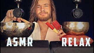 ASMR  Tibetan Singing Bowls  Deep Sleep amp Relaxation [upl. by Clemens480]