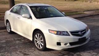 2007 Acura TSX Review Walk Around Start Up amp Rev Test Drive [upl. by Enirrok589]