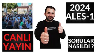 2024 ALES 1 Matematik Soruları Nasıldı  2024 Ales sorularını yorumluyoruz 2024ales1 [upl. by Notslah]