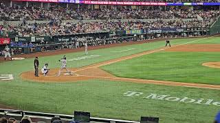 Texas Rangers Jack Leiter vs NY Yankees Juan Soto 2nd At bat 9224 [upl. by Naivad]