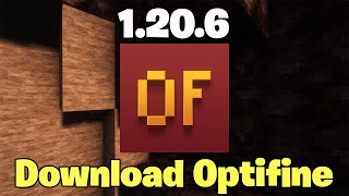 How To Download And Install OptiFine On Minecraft Java 1206 [upl. by Ees474]