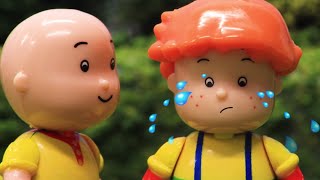 Funny Animated cartoons Kids  Leos Birthay  WATCH ONLINE  Caillou Stop Motion [upl. by Jacky]