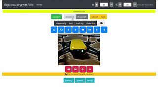 Object detection with Tello MobileNetSSD [upl. by Gitel]