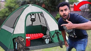 We Built DIY APOCALYPSE SURVIVAL TENTS 400 CHALLENGE DOOMSDAY PREPPERS [upl. by Nnahtebazile405]