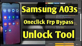 Samsung A03s Frp Bypass Unlock Tool [upl. by Adnak]