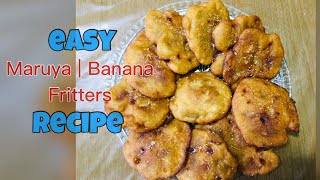 MARUYA  BANANA FRITTERS  easy recipe  RNs DLC [upl. by Coplin]