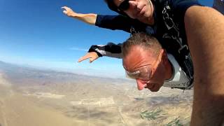 Sky diving in Las Vegas with SkyDive Las Vegas [upl. by Antonina170]