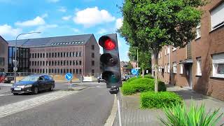 Baustellenampel am Kreisverkehr Aachener StraßeMariastraße Baesweiler [upl. by Lamoureux]