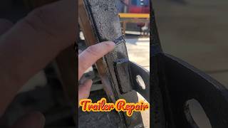 Weld Repair on a Broken and Rusted Trailer Gate welding [upl. by Veal758]