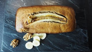 Veganes Bananenbrot  Bananenbrot Rezept  Kochnoob [upl. by Gurtner]