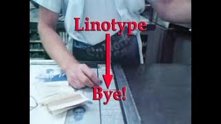 Farewell Etaoin Shrdlu Linotype An AgeOld Printing Process Gives Way to Modern Technology 1978 [upl. by Anerrol]