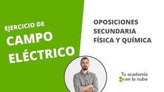 Ejercicios Oposiciones Secundaria Física y Química 11  Campo eléctrico superficie cilíndrica [upl. by Taveda635]