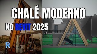 Aprenda a fazer um chalé completo no REVIT 2025  SUPER AULA [upl. by Hardi]