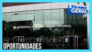 Defensoria Pública do DF oferta 120 vagas para estagiários  Balanço Geral DF [upl. by Nnairol]