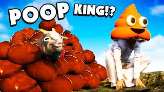 Can You Survive the Poopocalypse 💩 Goat Simulator 3 Poop Mod [upl. by Lula]