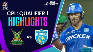 St Lucia Kings make it to the final defeat Guyana Amazon Warriors by 15 runs DLS  CPLOnStar [upl. by Retep]