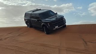 ford raptor 37 in sand dunes in zulfi [upl. by Sinoda133]