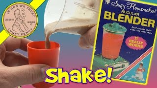 Suzy Homemaker Regular Blender For Kids Testing A Vintage Topper Toy [upl. by Tufts]