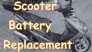 How to Replace a Motor Scooter Battery [upl. by Andrew]