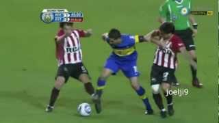 las mejores jugadas de juan roman riquelme HD [upl. by Ilanos]