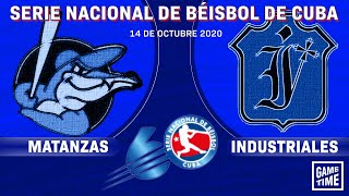 Matanzas v Industriales  Serie Nacional de Béisbol de Cuba  October 14 2020 [upl. by Assyl]