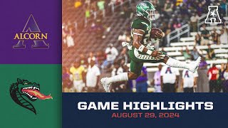 Game Highlights Alcorn State vs UAB August 29 2024 [upl. by Lunneta]