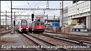 Blick Richtung Dietikon  Züge filmen beim Bahnhof KillwangenSpreitenbach [upl. by Turmel367]