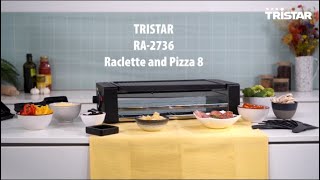 Tristar RA 2736 Raclette and Pizza 8 [upl. by Pallas]