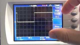 Tutorial How to use an Oscilloscope 3  How to capture a signal event  glitch  transient [upl. by Malia]