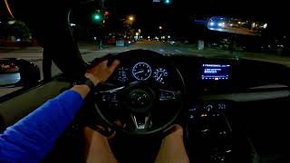 Night Miata MX5 Drive Through Boulder Colorado  POV [upl. by Hannie]