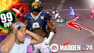 MOST DISRESPECTFUL PLAY EVER BEST BUILD GOES CRAZY MADDEN 24 SUPERSTAR SHOWDOWN GAMEPLAY  ESG 24 [upl. by Dick]