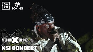 KSI’s Stunning First DAZN X Series 17 Concert [upl. by Ardnuahsal]