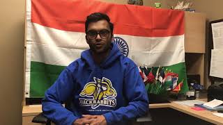 SDState Indian Student Profile  Viraj Patel [upl. by Conti763]