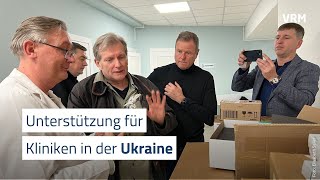 Unterstützung aus Mainz für Kliniken in Ukraine [upl. by Galan849]