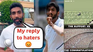 Jasprit Bumrah reply to haters 😡by Insta story after becoming World No 1 fast Indian bowler [upl. by Nwavahs268]