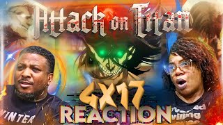 Attack On Titan 4x17quotJudgementquot REACTION [upl. by Jeavons80]