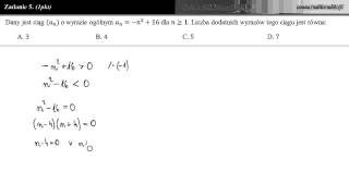 Zadanie 5  Matura próbna 21112012 [upl. by Ykceb]