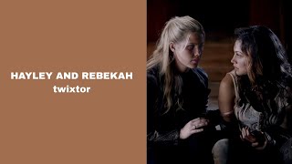 Hayley and Rebekah twixtor  the originals  1080p [upl. by Kemppe]