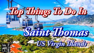 Top Things To Do In Saint Thomas US Virgin Islands [upl. by Akienaj629]