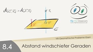 84 Abstand windschiefer Geraden [upl. by Iives]