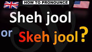 How to Pronounce Schedule CORRECTLY SH or SK [upl. by Naujik]