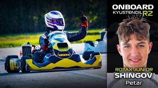 ONBOARD Petar Shingov  Rotax Junior Formula K  Race 2  Kyustendil 2023 [upl. by Harriot345]