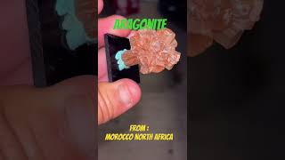 Aragonte from morocco North Africa aragonite minerals crystalcollector [upl. by Dill]